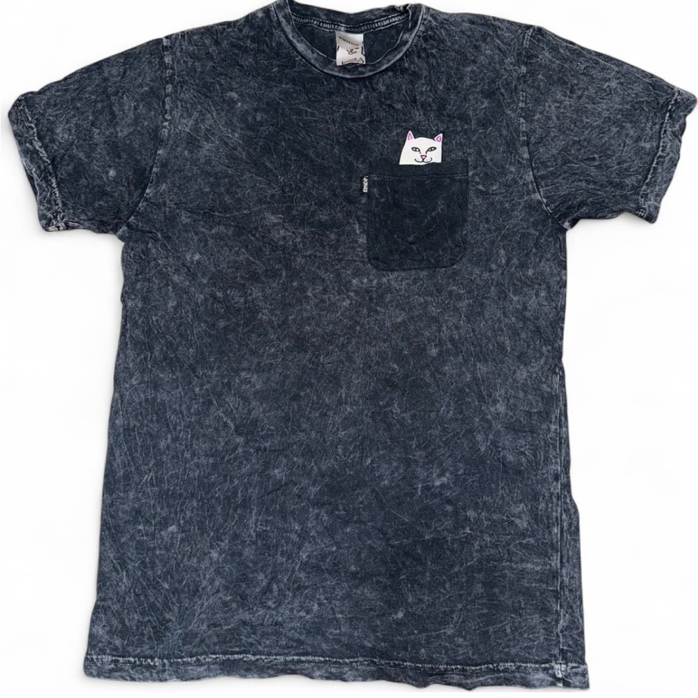 Grey Cat Graphic T-Shirt - MEDIUM